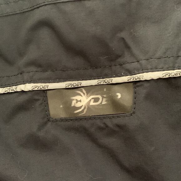 Spyder mens large Entrant gii black jacket ski snow board winter coat reflective - Picture 16 of 16